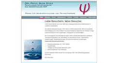 Desktop Screenshot of praxis-silvia-stolz.de