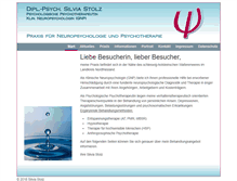 Tablet Screenshot of praxis-silvia-stolz.de
